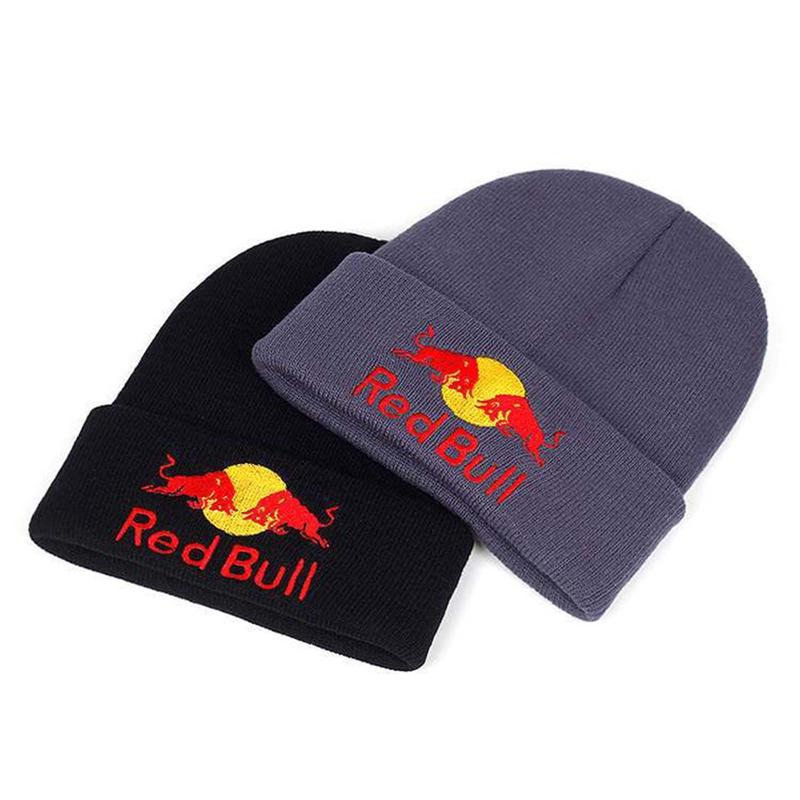 

New Winter Warm Beanie Hat Warm Winter Soft Knitted Beanies Hat Cap For Adult Men Women Embroidered Letters Knitted, Black