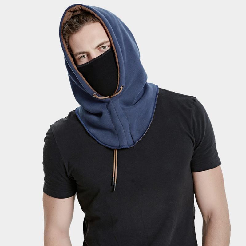 

Women Men Travel Soft Hiking Protective Adjustable Polar Fleece Ski Cap Winter Warm Portable Cycling Face Neck Outdoor Sports1, Black