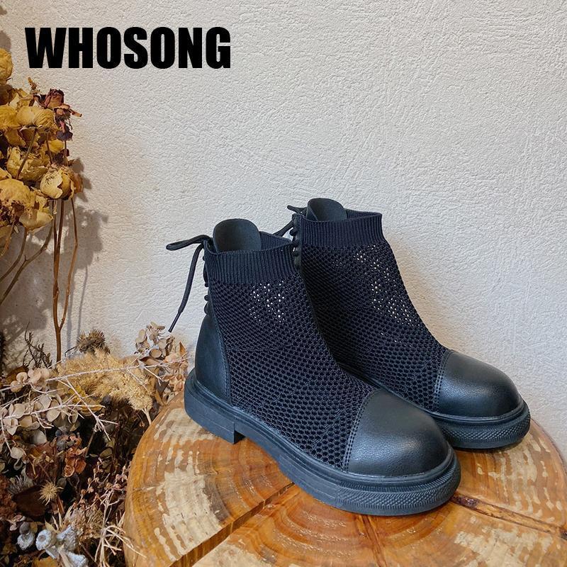 

Autumn Women Boots Ladies Ankle Boots Woman Room Female Black Brand Shoes Fashion Crystal Botas Slip On Platform Shoes New1, Beige