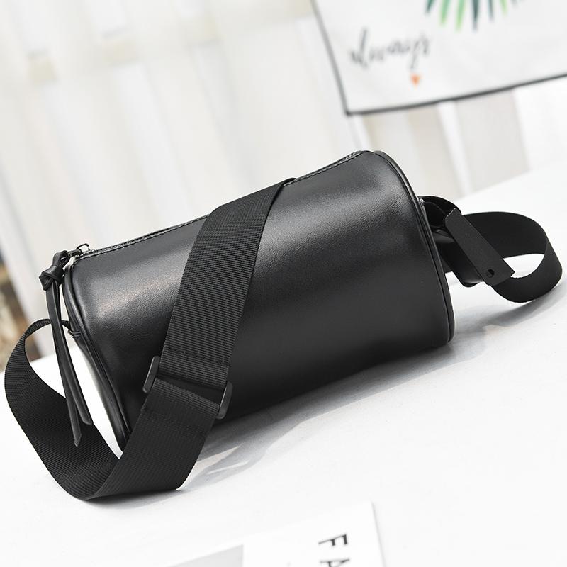 

Chic Fashion Black Bags Shoulder Bag Women Wide Strap Ladies Crossbody Handbag Messenger Bags