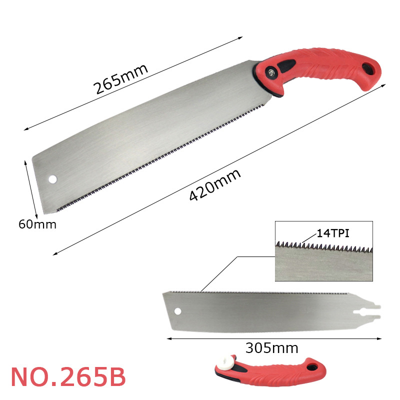 

Lightweight Double-sided handsaw 6-18 tooth Woodworking Garden Pruning