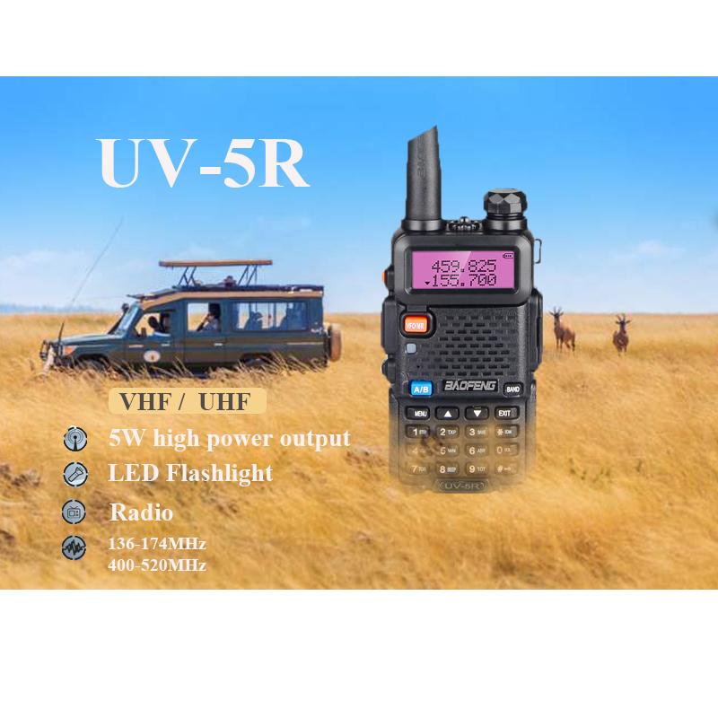 

Hot Sales UV-5R Baofeng UV-5R Two-Way-Radio Walkie-Talkie Earpiece Portable Walkie Talkie 100M