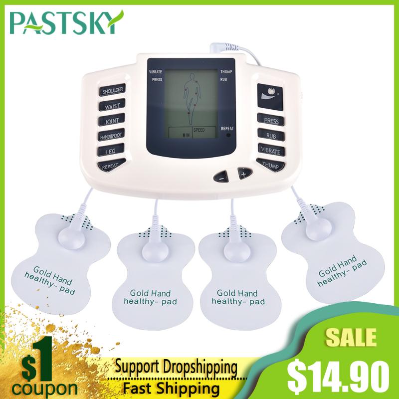 

EMS Body Electrical Muscle Stimulator Slimming Massager Relax Digital Therapy Pulse Acupuncture TENS Massage Device Health Care