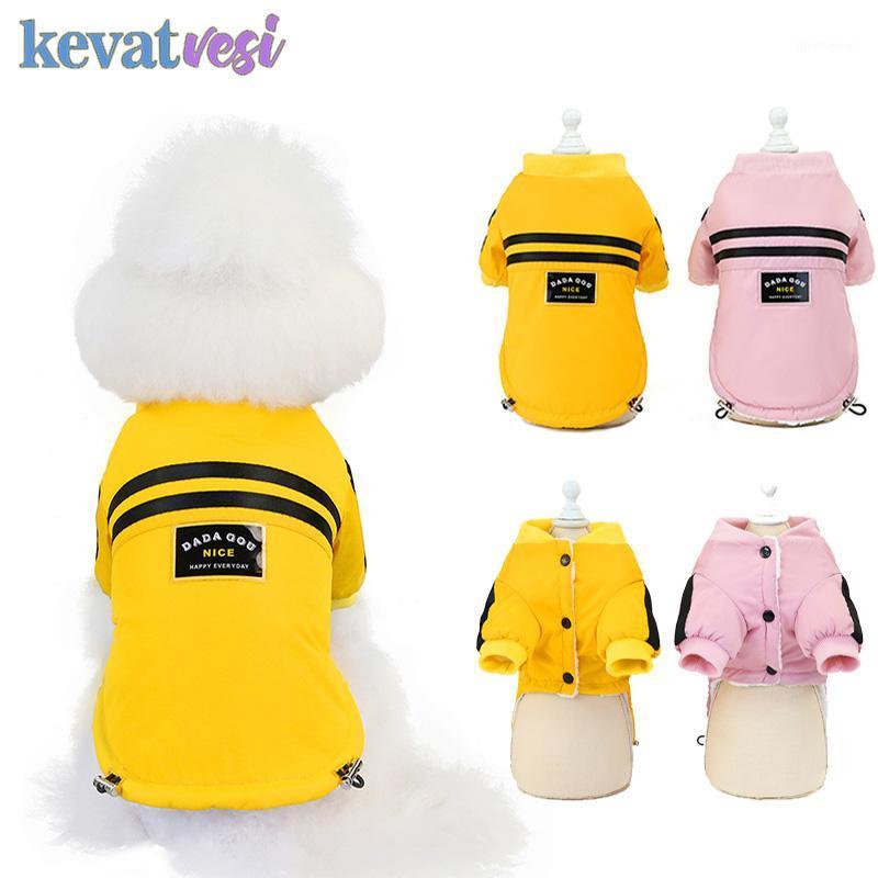 

Dog Coat Cotton Pet Dog Coat Jacket Padded Clothes Thicken Warm Two-legged Casual Clothes For Dogs Chihuahua Sweatshirt1, Pink
