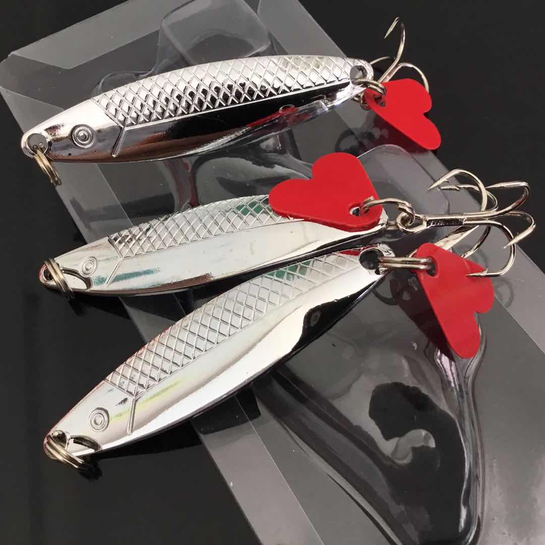 

1pc VIB Spoons Metal Baits & Lures 6CM 9.43G 6# Fishing Hooks WL_146