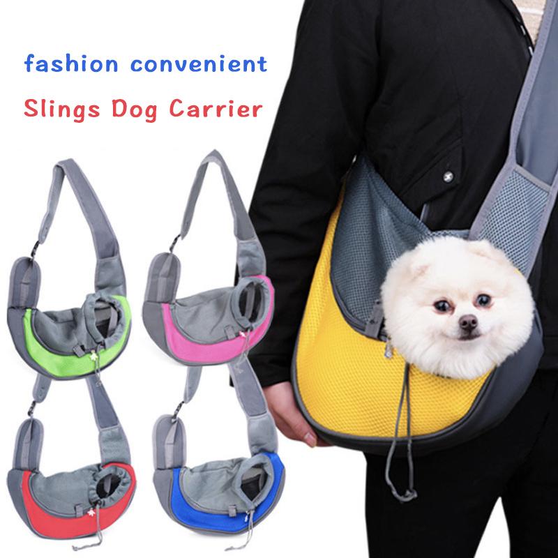 

Comfort Pet Carrier for Dog cat Outdoor Travel Handbag Pouch Mesh Oxford Single Shoulder Bag Tote Pouch with Adjustable Strap
