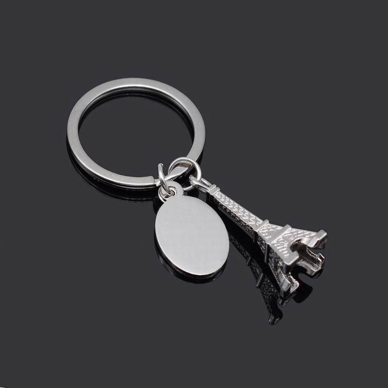 

Keychains Car Keychain Eiffel Tower Metal Key Ring Keyring Creative Holder Chain Auto Accessories