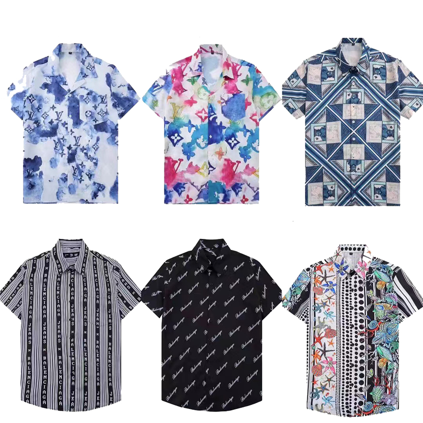 

2022 Men's Dress Shirt Luxury Slim Silk T-shirt Long sleeve Casual business clothing plaid brand 10 color M-3XL, Customize