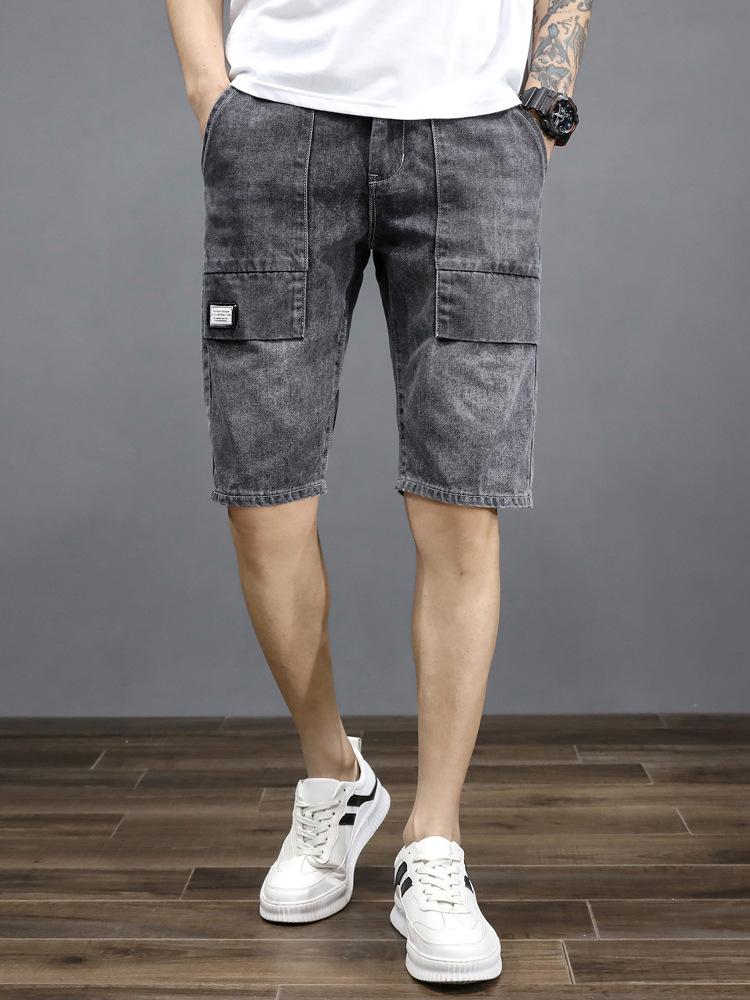 

Korean Casual Shorts Big Pants Loose Cotton Shorts Men Summer Clothes Cotton Men Jean Bermuda Masculina Mens Clothing Eg50cs, Style3