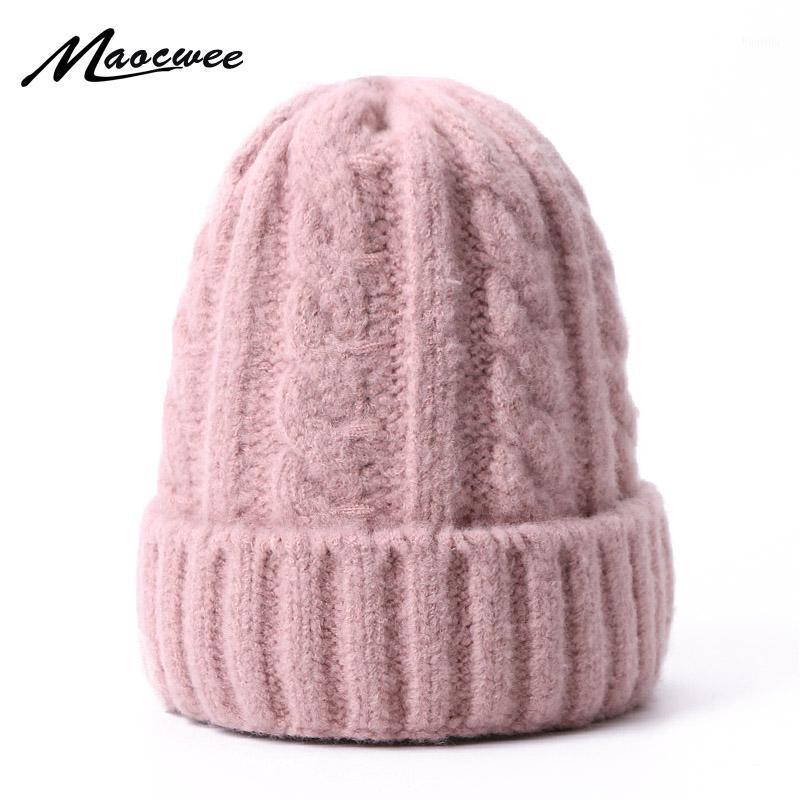 

Parent-child Crochet Wool Hat Winter Warm Knitted Solid Color Beanies For Children Women Boys Girls Hats Fashion Bonnet Ski Caps1