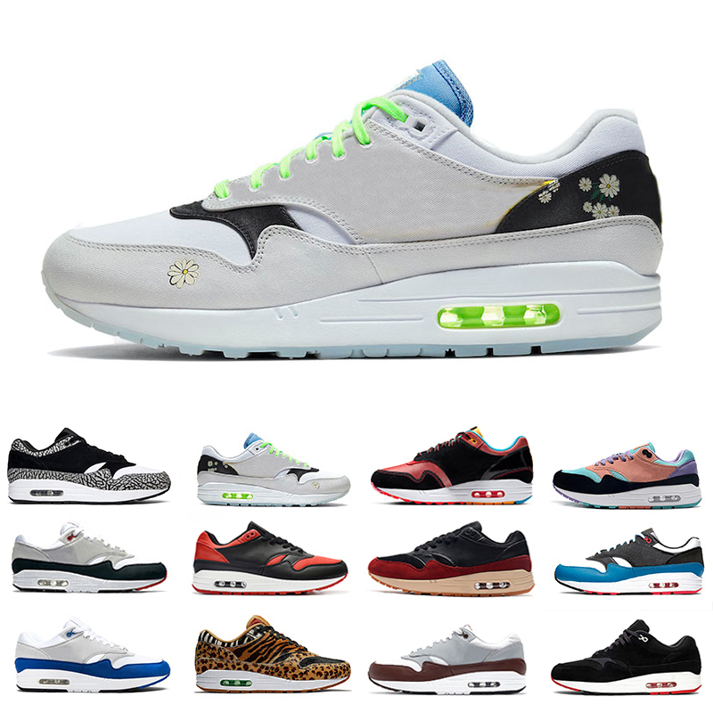 

2022 1 mens running shoes sneakers Daisy Pack White Schematic White Gum Wheat University Blue UNC Sketch To Shelf Sean Wotherspoon men women trainers sports shoe, Orange