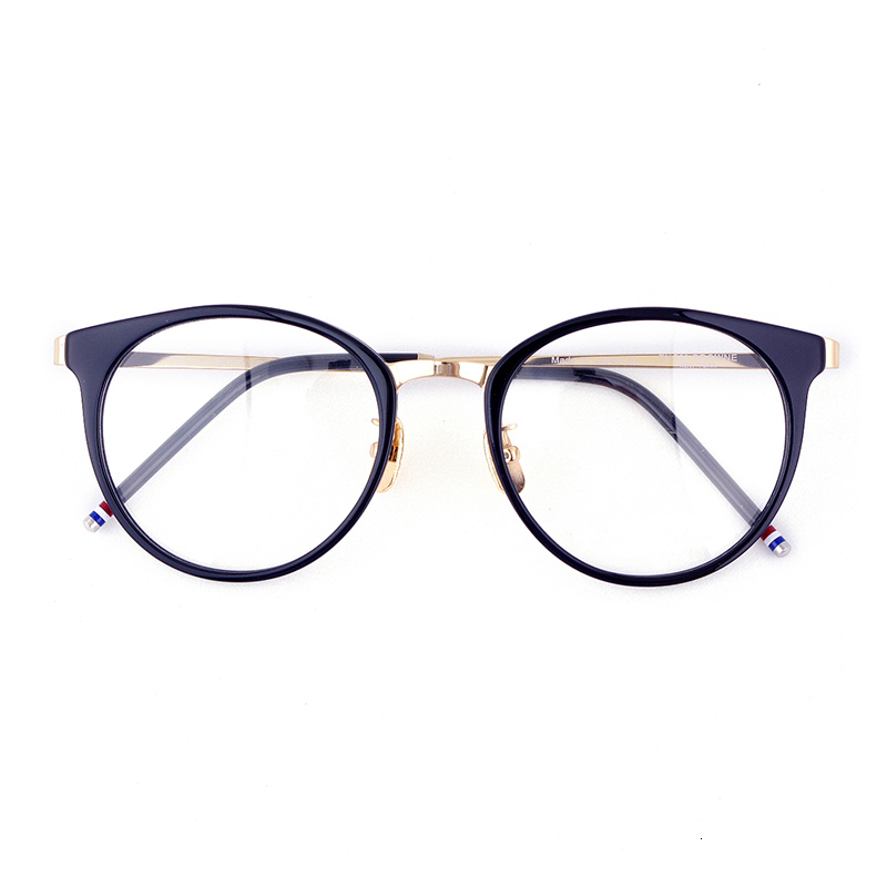 

2021 New York Thom Brand Retro-round Design Combination Male Frame Glasses Circle Optical Prescription Eyeglasses Mfdc