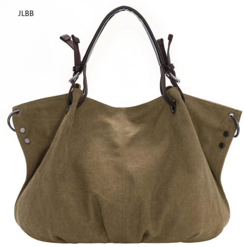 

Willsranin new Women's Canvas Handbag Black High Quality Single Shoulder Bag Retro Solid Multi-pocket Women's Slant Bag, Beige