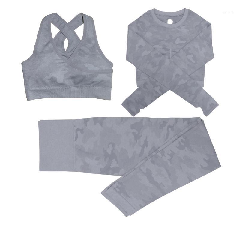 

Camo Yoga Set Women Seamless Fitness Yoga Bra Sport Bra Camouflage High Waist GYM Leggings Pants Fitness Suit Workout leggins1, Braset black