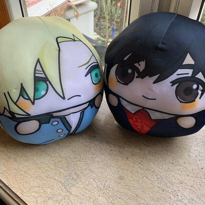

Anime Banana Fish Ash Okumura Eiji Yaoi Plush Doll Toy Hug Pillow Handmade 14 inches Pillow Case