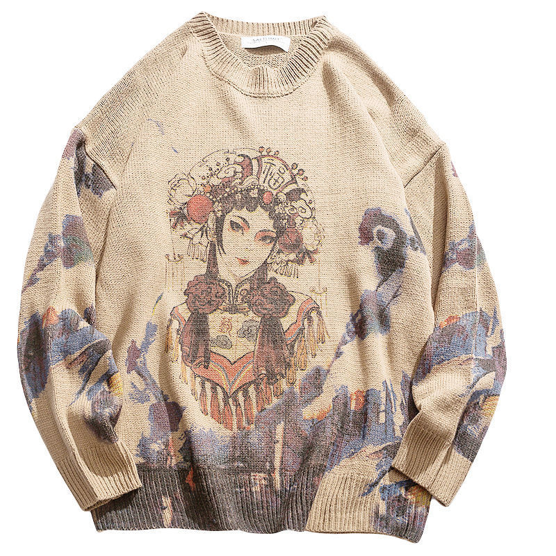 

2021 High quality Men's Clothes in Winter, Kong Style, Fashion, Japanese Sweater, GF7R, Xxl