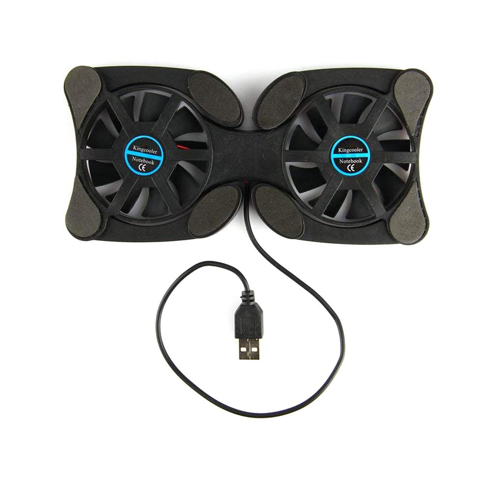 

Foldable USB Laptop Cooling Pads with Double Fans Mini Octopus Notebook Cooler Cooling Pad for 7-15 Inch Notebook Laptop
