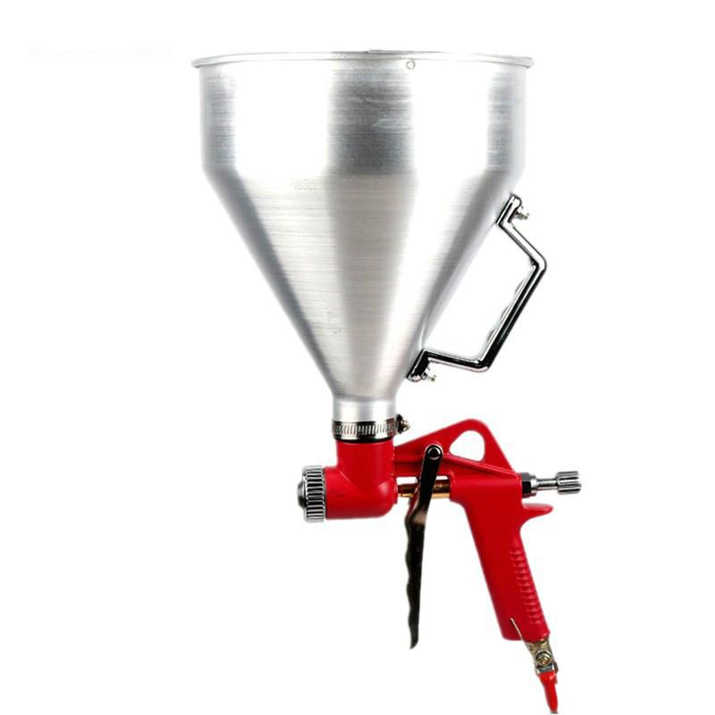 

Aluminum Funnels Air Spray Gun 6L Multifunction Ceiling Wall Texture Spray Gun 4/6/8mm Drywall Render Painting Decoration Tools