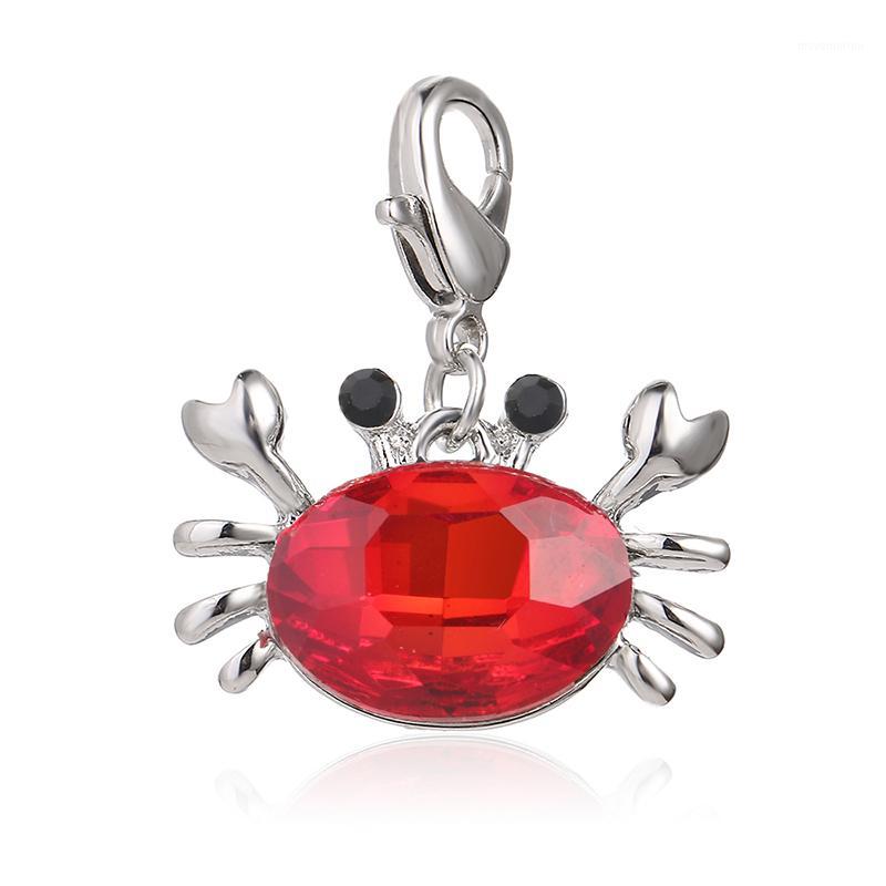 

whole sale8 color crystal zuixi wholesale fashion charm lobster clasp crab DIY accessories jewelry DZ133 animals appeal1