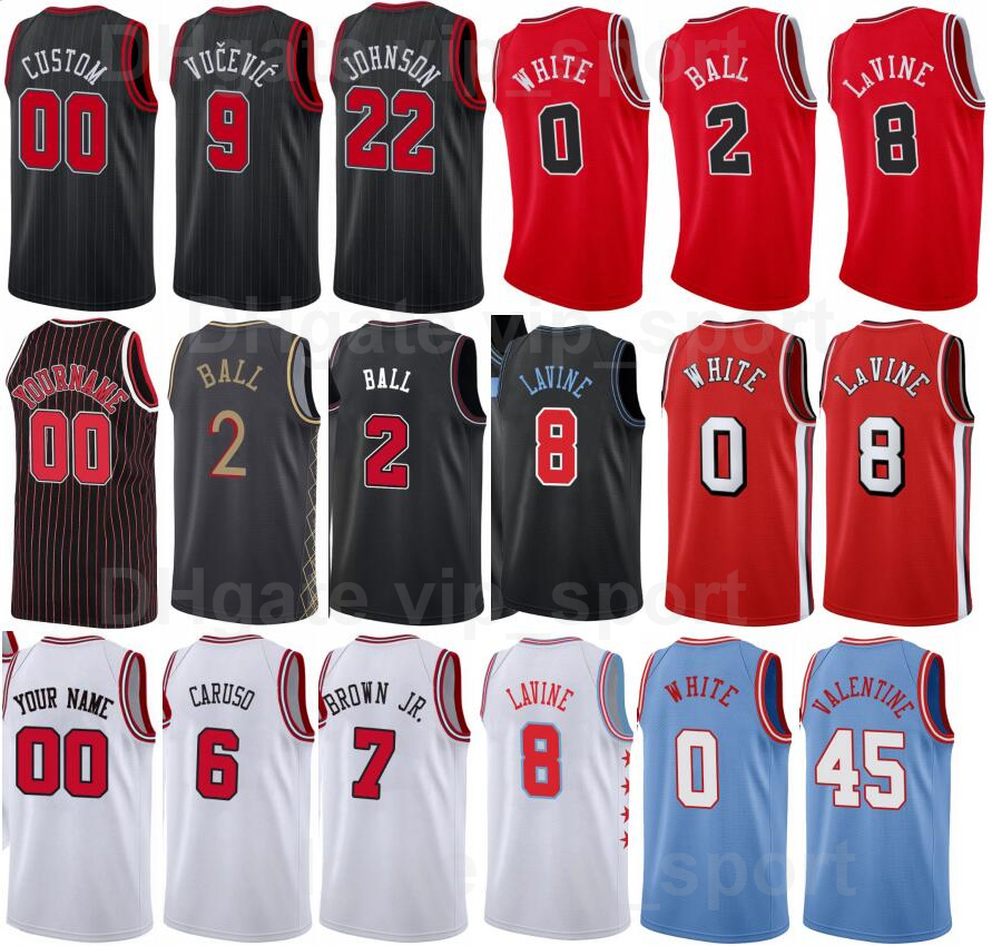 

75th Anniversary Basketball Print Patrick Williams Jersey 44 Zach LaVine 8 Lonzo Ball 2 Coby White 0 Nikola Vucevic 9 Alex Caruso 6 DeMar DeRozan 11 Man Woman Youth, 75th white
