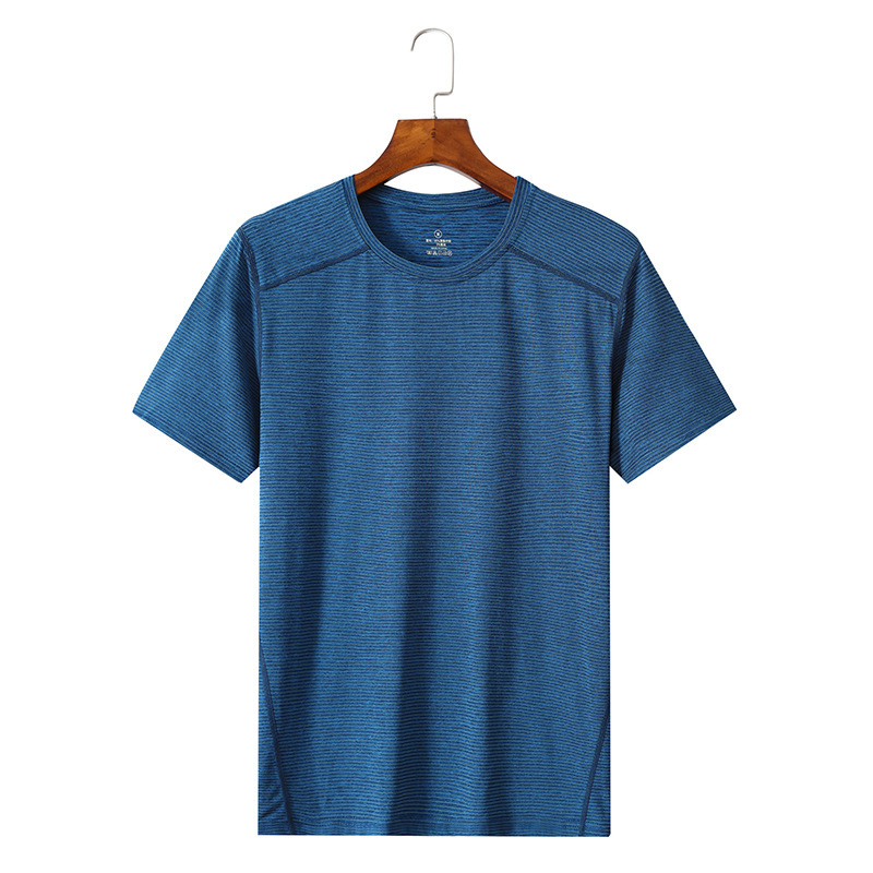 

2020 Brand New Summer Men's T Shirt Quick-drying Short-sleeved T-shirt for Male with Breathable Round-collar Tops Tshirt, Gray