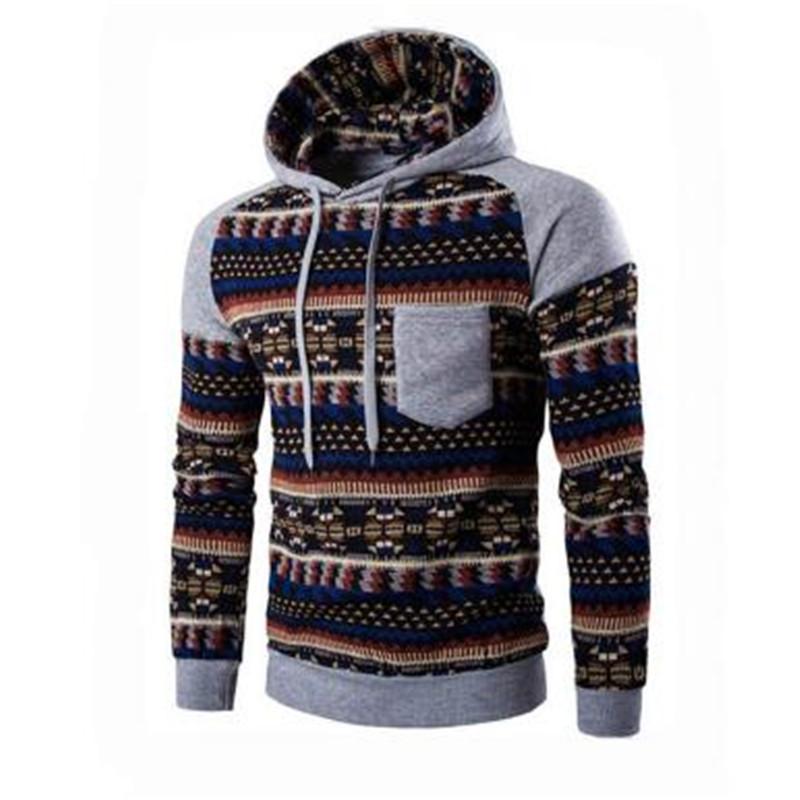 

Hoodies Men 2021 Brand Male Long Sleeve Print Hooded Sweatshirt Mens Hoodie, B262-1