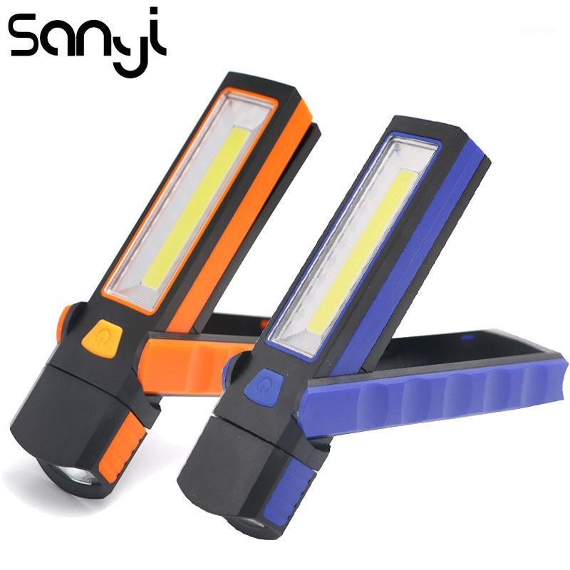 

SANYI 3800LM Adjustable COB LED Working Light Power by 4* Battery Portable Lantern Camping Torch1