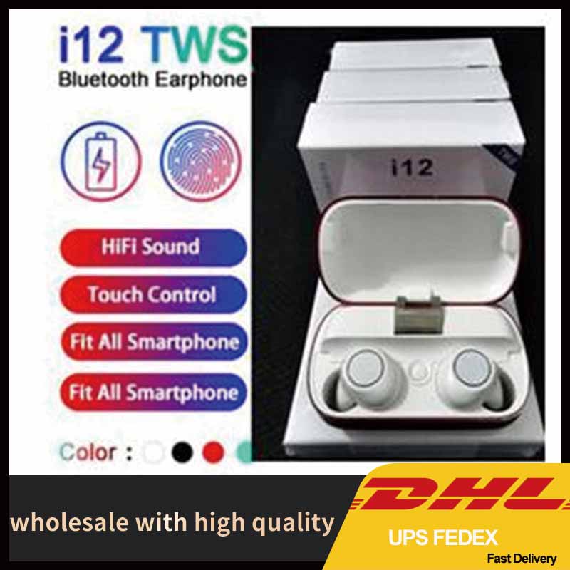 

Newest I12 TWS Bluetooth 5.0 Headset TWS Wireless Earphones Twins Earbuds Stereo Headphones Portable Earbuds PK for i10 i20 tws i30 i60 i14