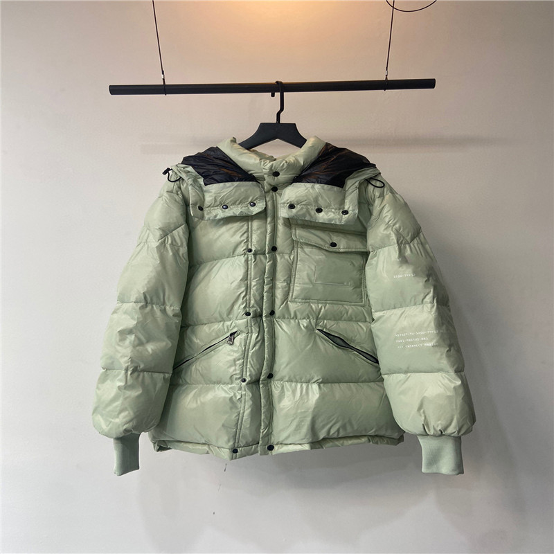 

Womens Coat Hooded Autumn Winter Windbreaker Coat Down Thick Hoodie Outwear Jackets Asian Size Women' Clothing -L, Green