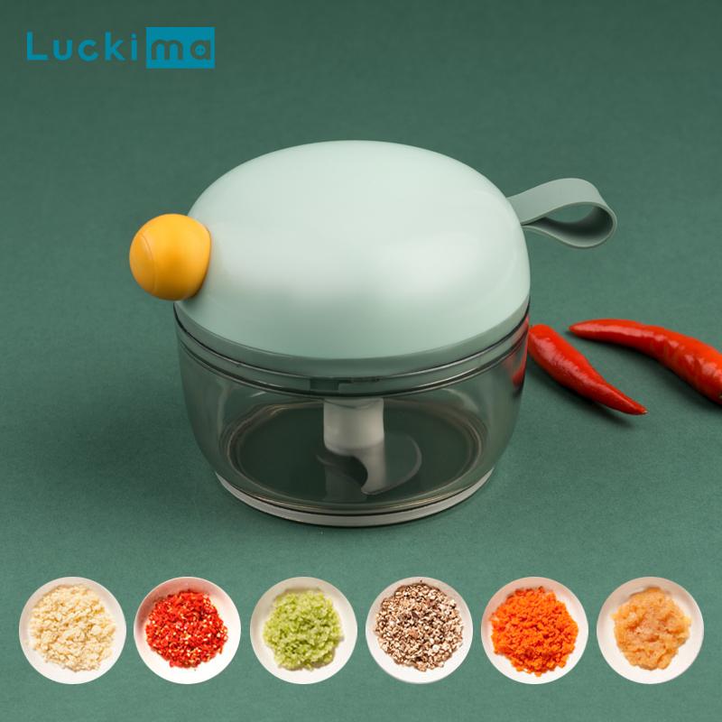 

Creative MIni Garlic Press Crusher Pepper Ginger Chopper Manual Vegetable Mincer Grater Meat Grinder Kitchen Gadgets Tools