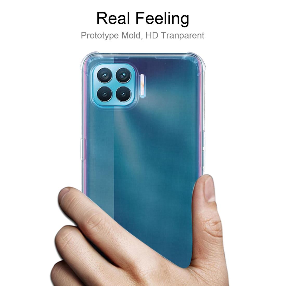 

For OPPO F17 Pro A93 Reno4 Lite RenoF Four-Corner Shockproof Ultra-thin TPU Case