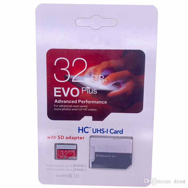 

2020 pass h2testw 100% real 32GB 64GB 128GB SD Memory Card EVO Class 10 A1 Micro TF SD Card for Phone Camera Free shipping