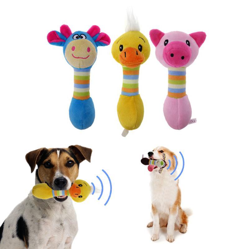 

Cute Pet Dog Toys Chew Squeaker Animals Pet Toys Plush Puppy Honking Squirrel For Dogs Cat Chew Squeak Toy Dog Goods