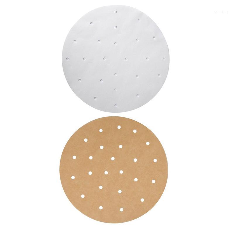 

200Pcs Unbleached Air Fryer Liners, Bamboo Steamer Liners,Silicone Oil Paper Rounds Perfect For 5.3 & 5.8 QT Air Fryers/Baking/1