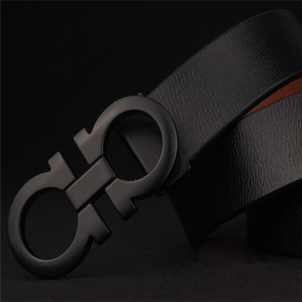 

2021 Belts Mens Belt Fashion Belts Men Leather Black Business Belts Women Big Gold Buckle Womens Classic Casual Ceinture with Box, Black;brown