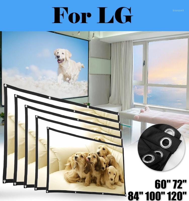

4:3 Portable Foldable Projector Screen 3D HD Projection Screen Canvas For LG HU80KA 4k Smart Acer H5382BD H6517ST1