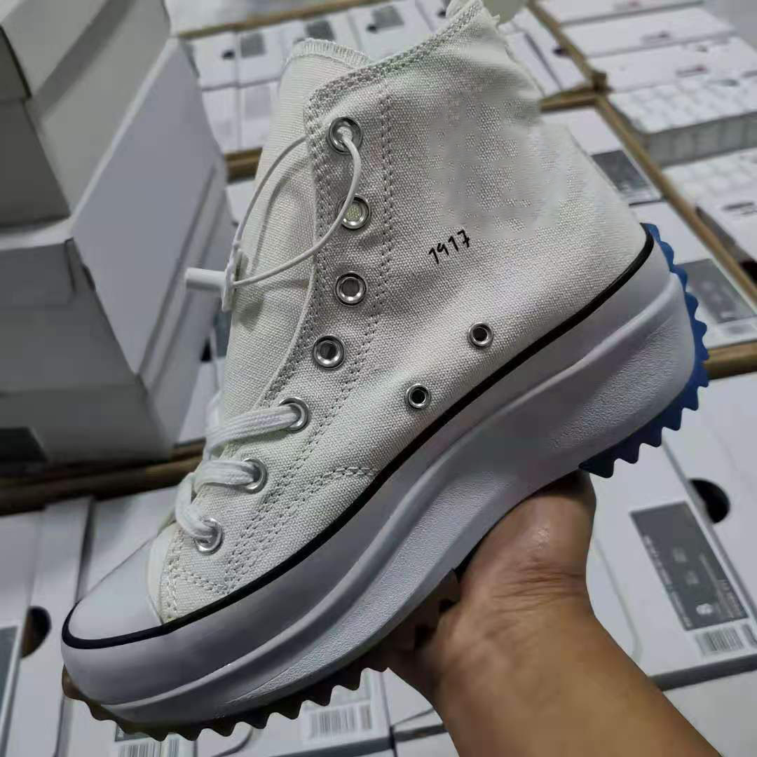 

2021 Hot British clothing brand Run Star Hike1970S super sponge cake zigzag bottom fashion high-top canvas sneakers
