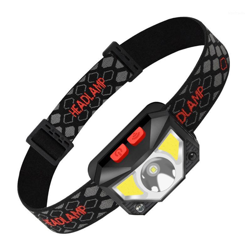 

6000lums Hands-free LED Headlamp Motion Sensor head lamp LED headlight Torch Lamps inductive for Outdoor Night Fishing1