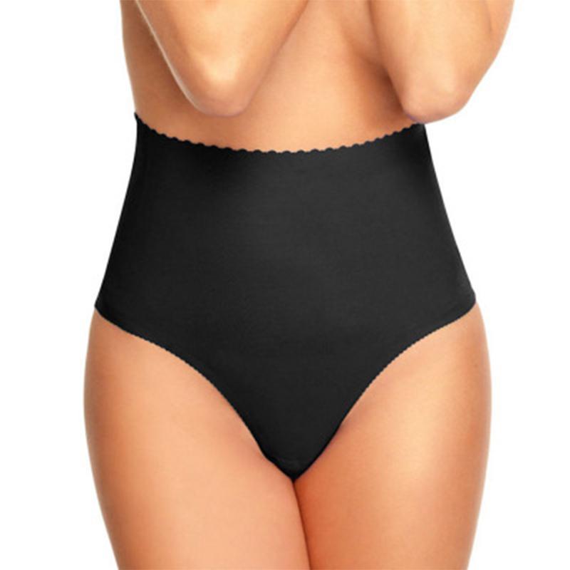 

Women High Waist Seamless Panties For Women Slimming Sports Yoga Shorts Sexy Hip Curve Underwear T Word Panties, Beige