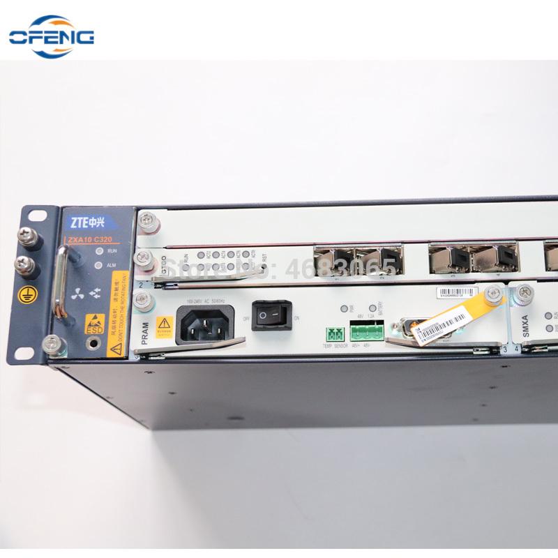 

zte C320 OLT Terminal Device 1*SMXA/1 1G uplink control board + DC power + 8 Ports PX20+module EPON ETTO/ETGO service board