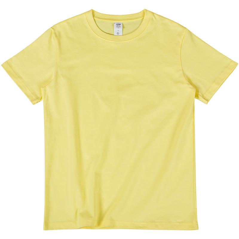 

270g solid color T-shirt color rich free collocation summer first choice, Army green