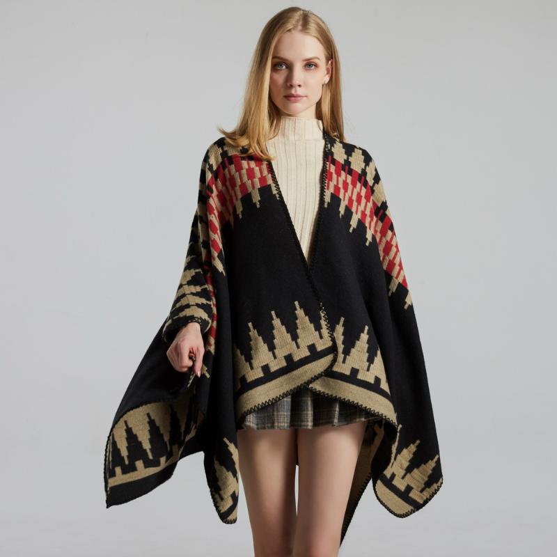 

Scarves Women Shawls Imitation Cashmere Cape Warm Wrap Winter Autumn Spring Soft Poncho Large Stole Muffler Thick Chal