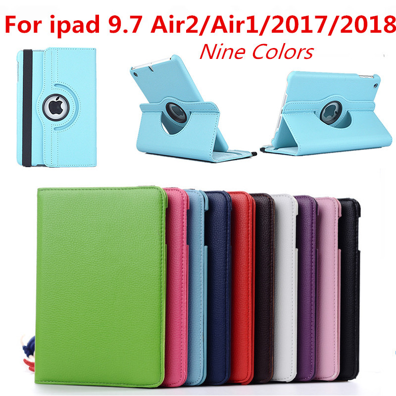 

Case For iPad air 4 3 2 5 6 7th 8 gen Pro 9.7 10.5 10.2 11 10.9 New leather case Magnetic 360 Rotating Smart Stand Holder Protective Cover
