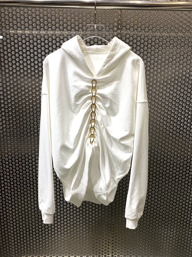 

New Sexy 2021 Hooded Nightgown Hoodie Luxury Designer Woman Clothes Streetwear Vintage 7h5u Y34W, White