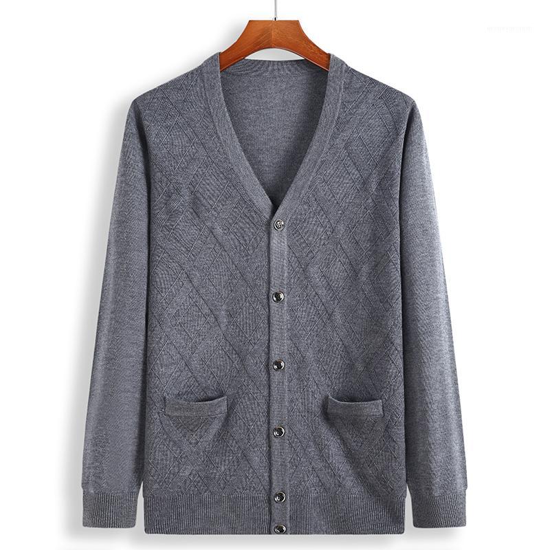 

New men sweaters Cardigan plus size 6xl 7xl 8xl men sweater Quality Knitted Sweatercoat Warm Cardigan Masculino1, Gray