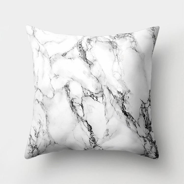 

WINLIFE Geometric Pillow 45x45cm Marble Texture Throw Pillow Case for Home Decor1