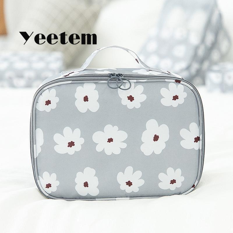 

Lemon Fruit Print Oxford Cloth Cosmetic Bag New Multi-Bags Travel Zipper Box Women's Portable Waterproof Oxford Bag Make up1