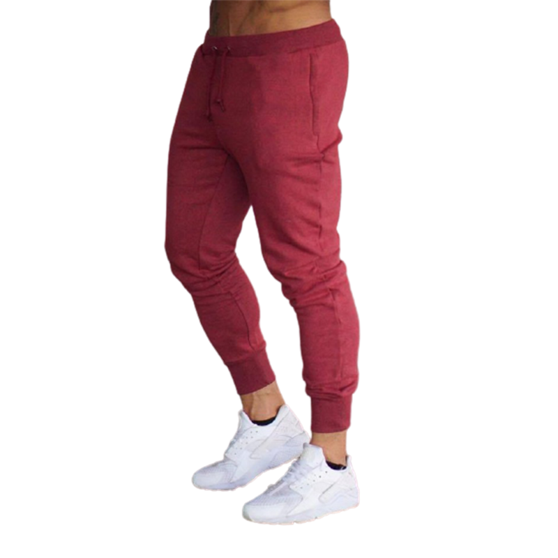 

Fitness Muscle Gray Jogging Pants Solid Running Pants Men Sport Pencil Male Cotton Soft Bodybuilding Joggers Gym Trousers, Green