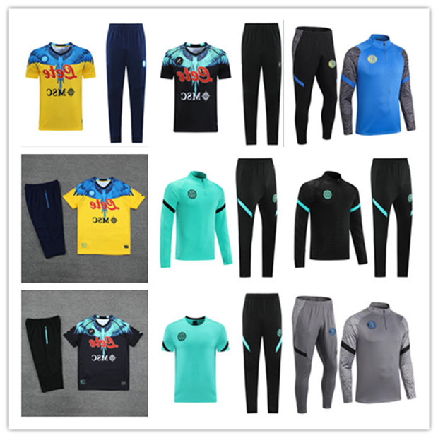 

21 22 Naples Adult Soccer Tracksuit 2021 Napoli Insigne Football Training Suit Tuta Chandal Futbol Survetement Jersey Jogging, 10