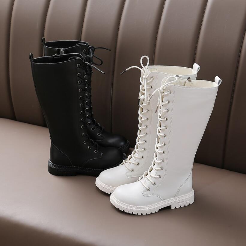 

Snow For Girls Suede Warm Plush Children Kids Waterproof Casual Shoes Fashion High Quality Martin Boots, White